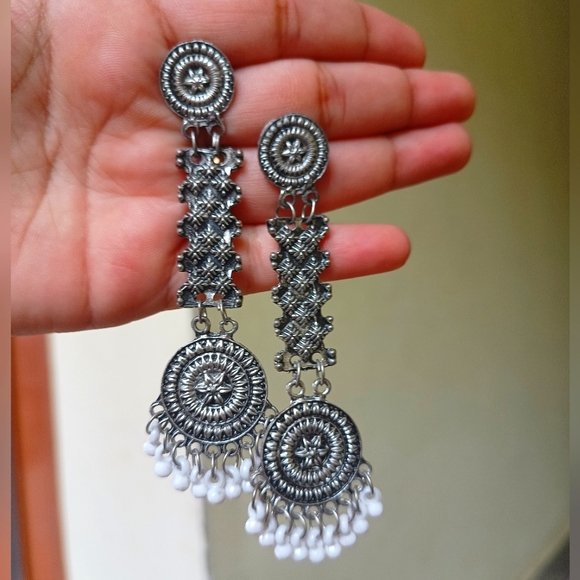 Jewelry - Oxidised silver earrings